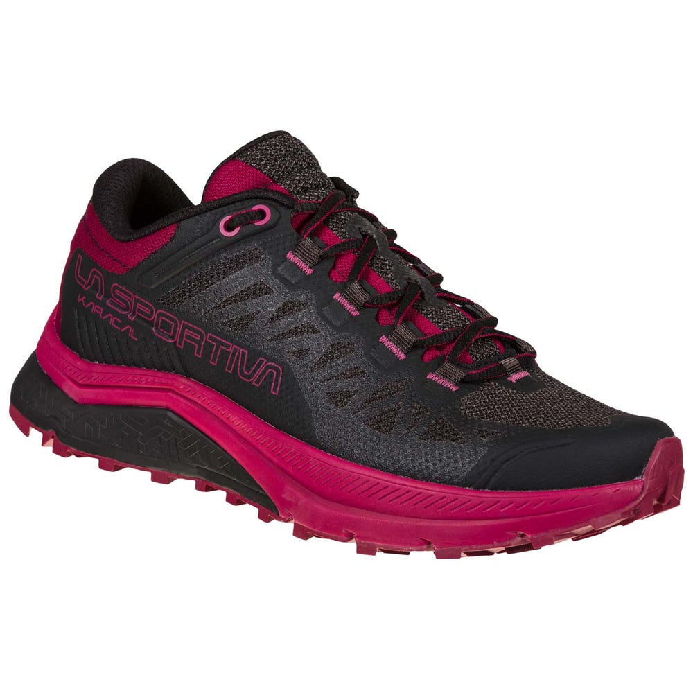 La Sportiva Laufschuhe Damen - La Sportiva Karacal Schwarz/Rot Lila - DE-04739